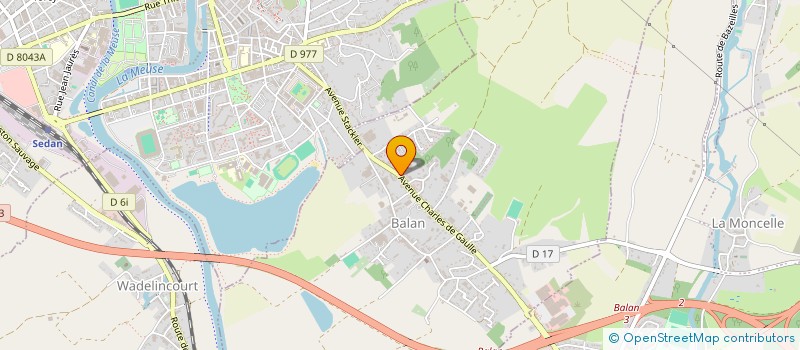 localisation de l'entreprise SARL ESPACE 8 à BALAN