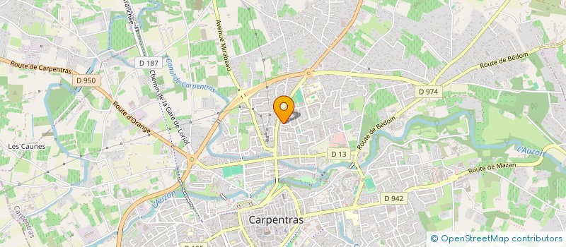 localisation de l'entreprise SARL ESPACE AUTO SPORT à CARPENTRAS
