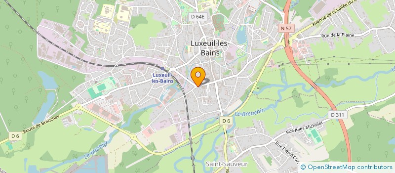 localisation de l'entreprise SARL ESPACE BILLARD  LUXEUIL-LES-BAINS