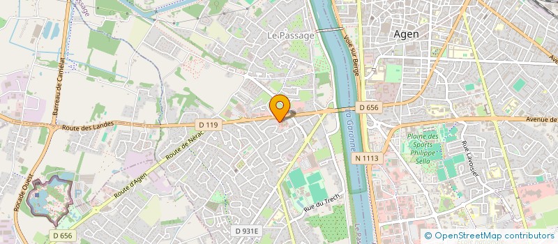 localisation de l'entreprise SARL ESPACE BILLARD à LE PASSAGE