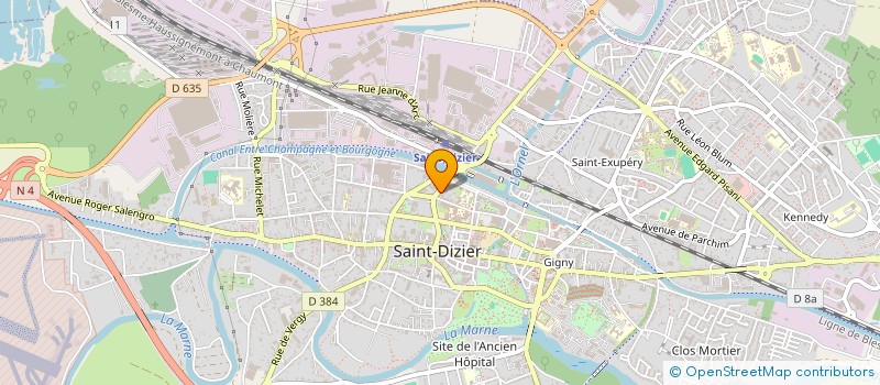 localisation de l'entreprise SARL ESPACE BIO SOLEIL à SAINT-DIZIER