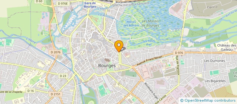 localisation de l'entreprise SARL ESPACE BUREAU  BOURGES