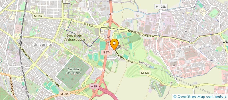 localisation de l'entreprise SARL ESPACE CAR à DIJON