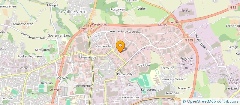 localisation de l'entreprise SARL ESPACE CARROSSERIE à GOUESNOU