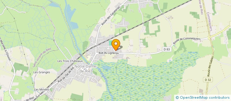 localisation de l'entreprise SARL ESPACE COUR à NOTRE-DAME-DE-RIEZ