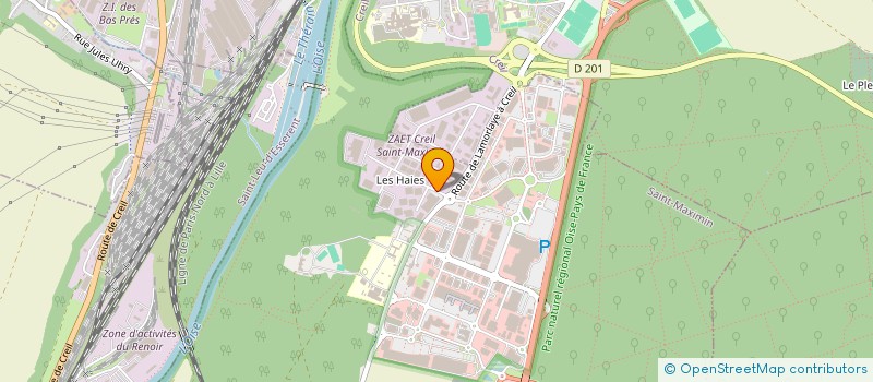 localisation de l'entreprise SARL ESPACE DESIGN' à SAINT-MAXIMIN