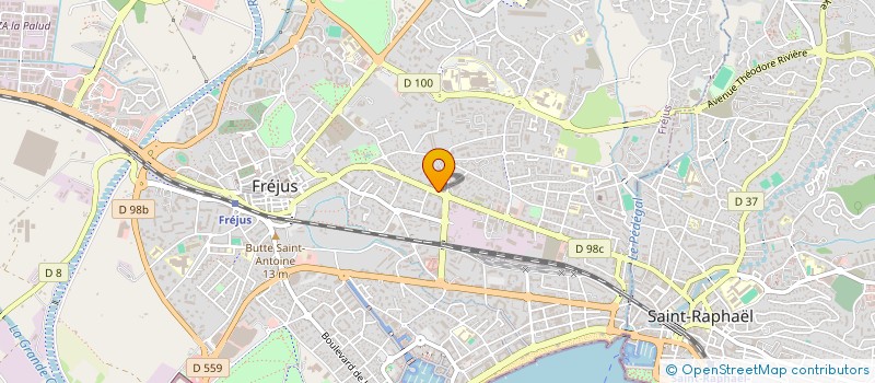 localisation de l'entreprise SARL ESPACE DIFFUSION à FREJUS