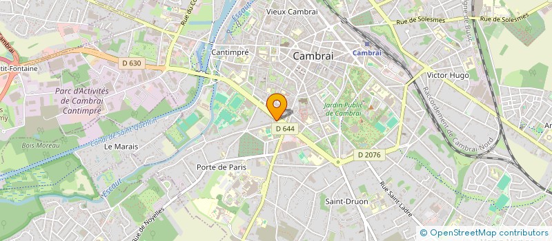 localisation de l'entreprise SARL ESPACE DISTRIBUTION  CAMBRAI