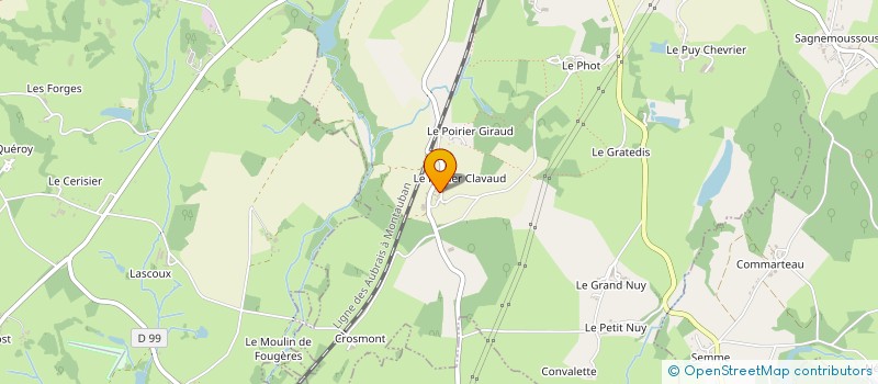 localisation de l'entreprise SARL  ESPACE FIT '  LA SOUTERRAINE