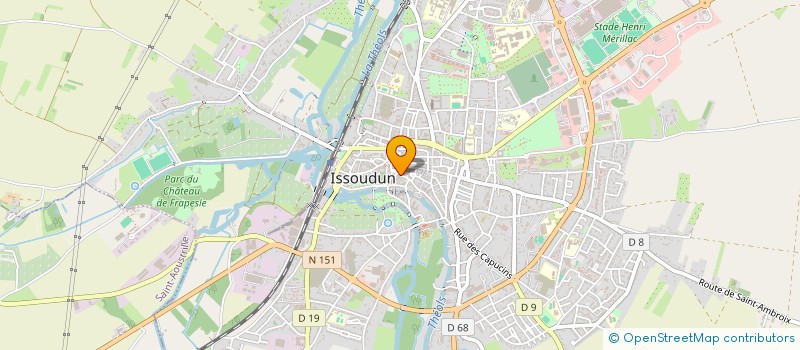 localisation de l'entreprise SARL ESPACE FLEURS à ISSOUDUN