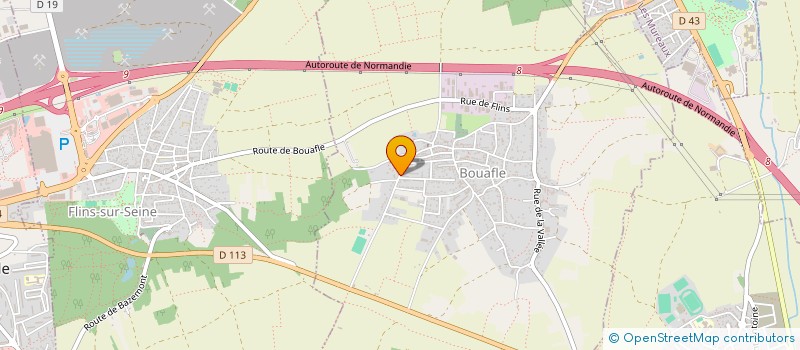 localisation de l'entreprise SARL ESPACE HABITAT  BOUAFLE