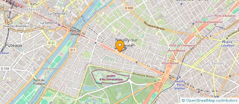 localisation de l'entreprise SARL ESPACE HABITAT à NEUILLY-SUR-SEINE