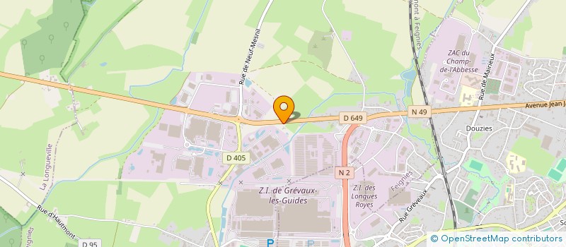 localisation de l'entreprise SARL ESPACE MUR à FEIGNIES