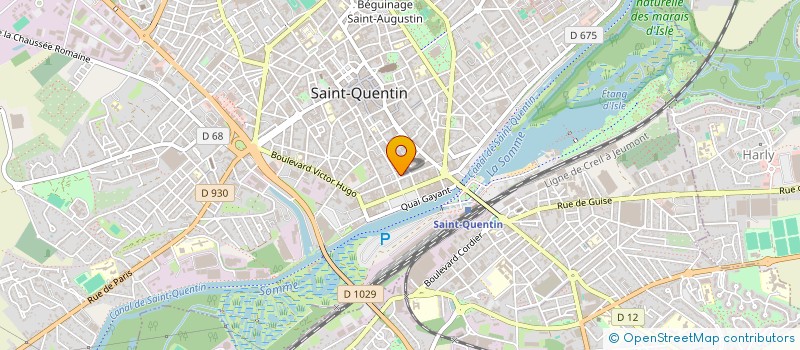 localisation de l'entreprise SARL ESPACE SANTE B J R à SAINT-QUENTIN