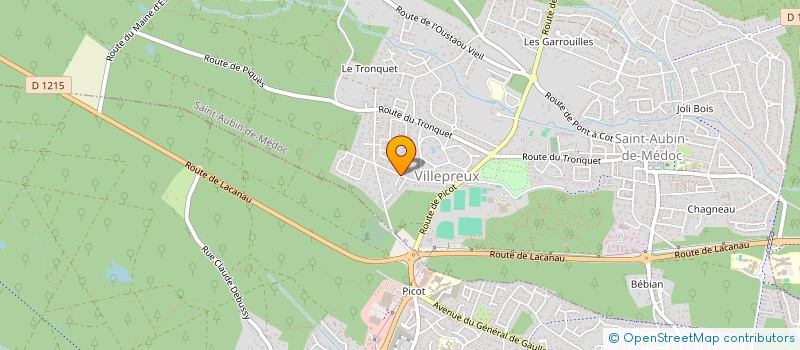 localisation de l'entreprise SARL ESPACEFLORE à SAINT-AUBIN-DE-MEDOC