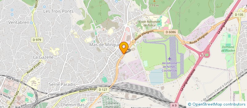 localisation de l'entreprise SARL ESPACES FONCIERS  NIMES