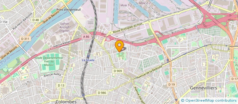 localisation de l'entreprise SARL ESPERANCE  COLOMBES