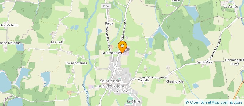 localisation de l'entreprise SARL ESPF  SAINT-ANDRE-SUR-VIEUX-JONC