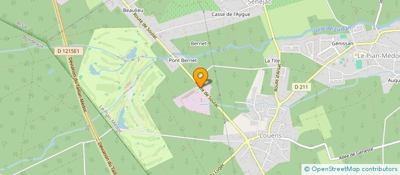 localisation de l'entreprise SARL ESPOR  LE PIAN-MEDOC