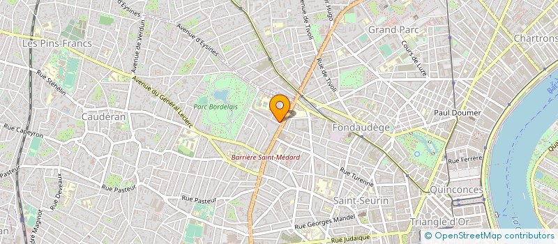 localisation de l'entreprise SARL ESPRIT CLUB COMMUNICATION à BORDEAUX