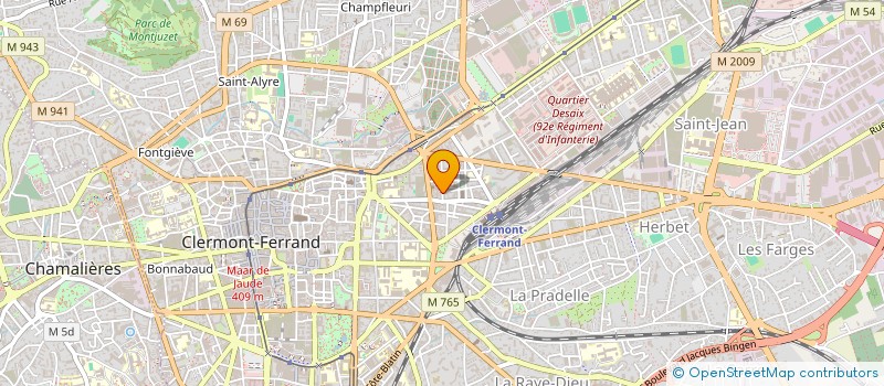 localisation de l'entreprise SARL ESQUISSE CONCEPTION  CLERMONT-FERRAND