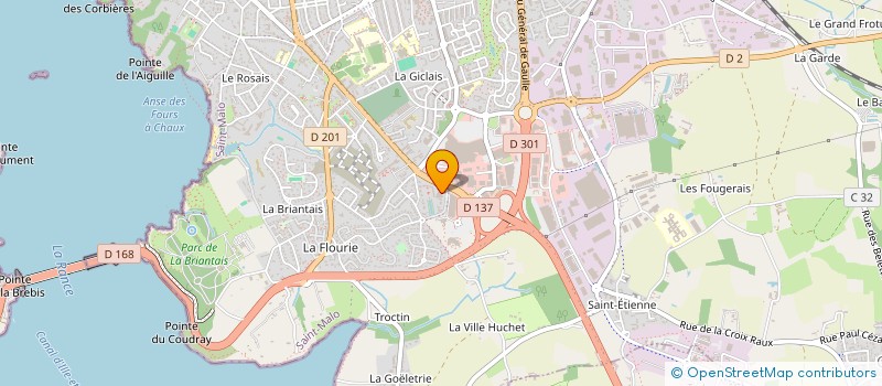 localisation de l'entreprise SARL ESS TERRE NEUVE  SAINT-MALO