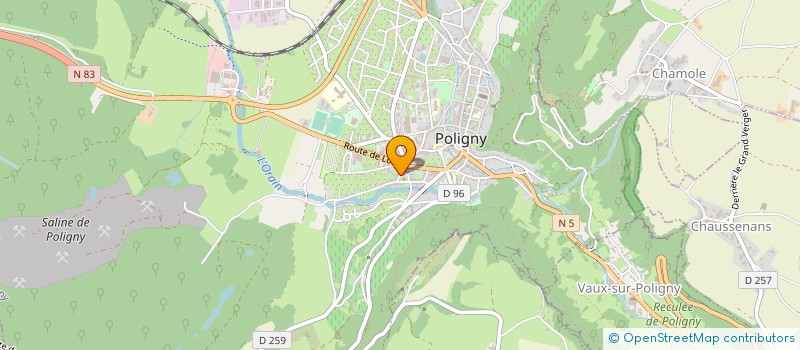 localisation de l'entreprise SARL ESSENCIA à POLIGNY