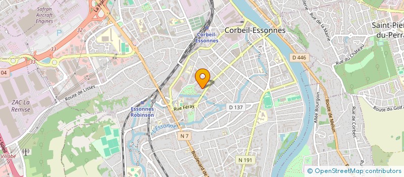 localisation de l'entreprise SARL ESSONNE PUBLICITE à CORBEIL-ESSONNES