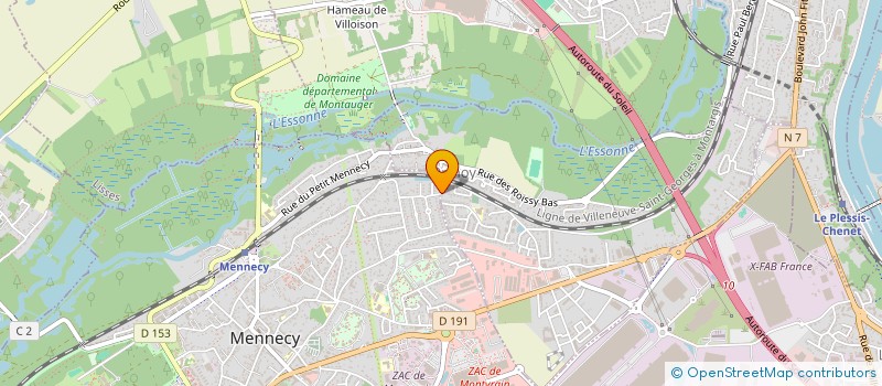 localisation de l'entreprise SARL ESSONNE REPASSAGE à ORMOY
