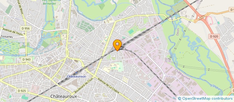 localisation de l'entreprise SARL ESSOREX à CHATEAUROUX