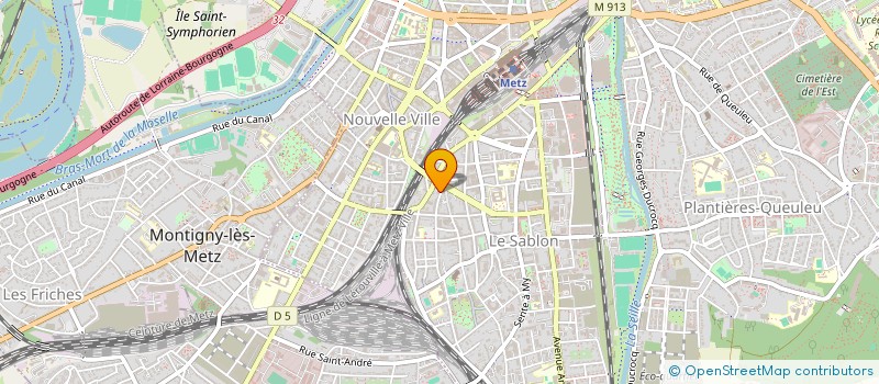 localisation de l'entreprise SARL EST COLLECTIVITE à METZ