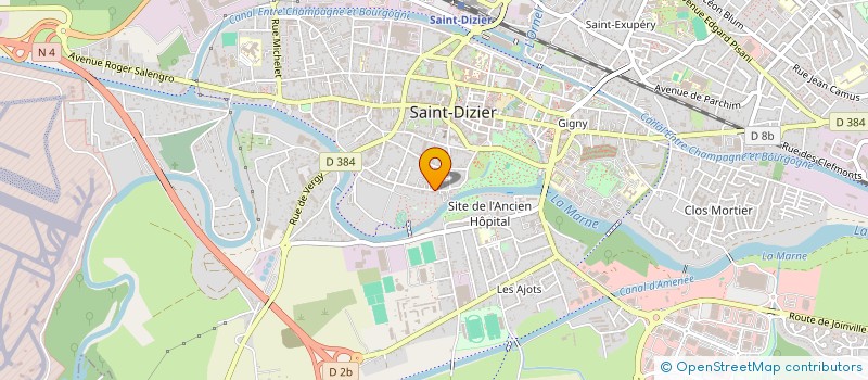 localisation de l'entreprise SARL EST GARDIENNAGE SURVEILLANCE à SAINT-DIZIER