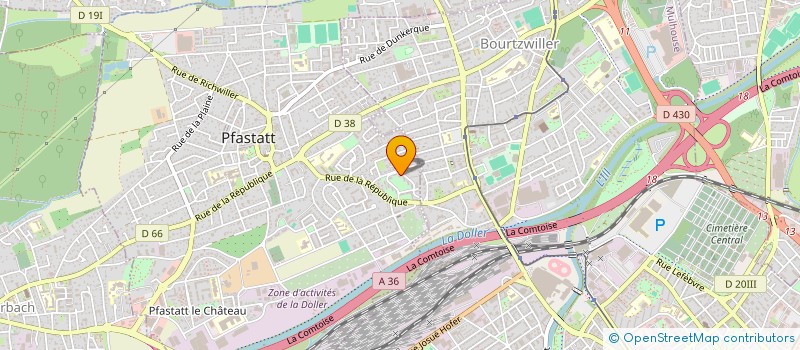 localisation de l'entreprise SARL EST-IMMO  PFASTATT