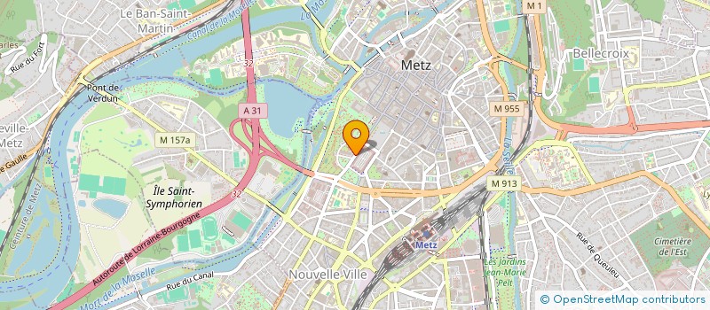 localisation de l'entreprise SARL  EST LOISIRS  METZ