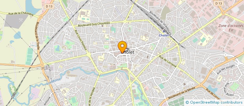 localisation de l'entreprise SARL EST OUEST à CHOLET