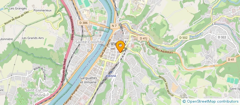 localisation de l'entreprise SARL ESTELLA  VIENNE