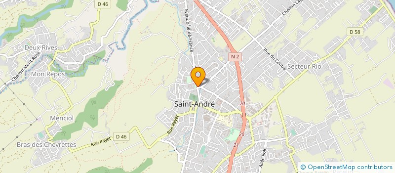 localisation de l'entreprise SARL ESTELLE à SAINT-ANDRE