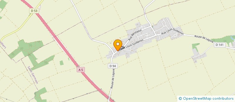 localisation de l'entreprise SARL ESTEVES  SAINT-GERMAIN