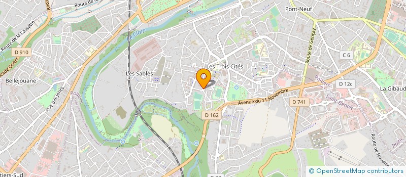 localisation de l'entreprise SARL ESTH' EPIL à POITIERS
