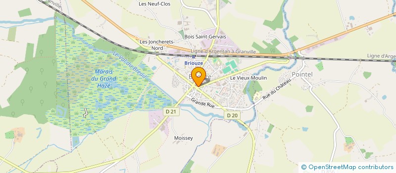 localisation de l'entreprise SARL ESTH' ET ZEN à BRIOUZE
