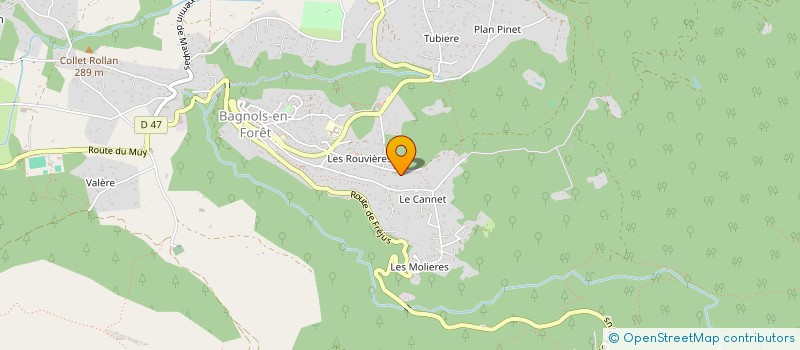 localisation de l'entreprise SARL ESTHETIQUE MOQUETTE à FREJUS