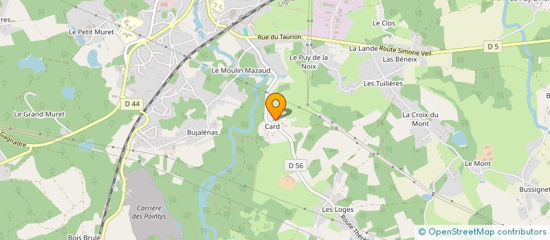 localisation de l'entreprise SARL ESTIMO  AMBAZAC
