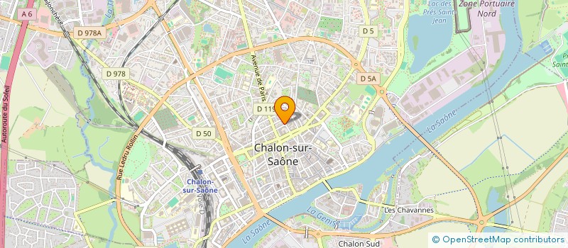 localisation de l'entreprise SARL ESTORIL EVASIONS  CHALON-SUR-SAONE