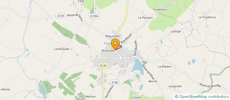 localisation de l'entreprise SARL ESTOUP  FLAVIGNAC