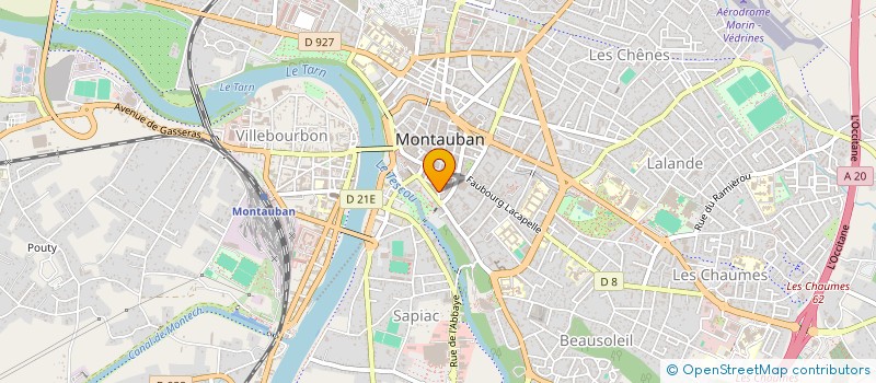 localisation de l'entreprise SARL ETA  MONTAUBAN