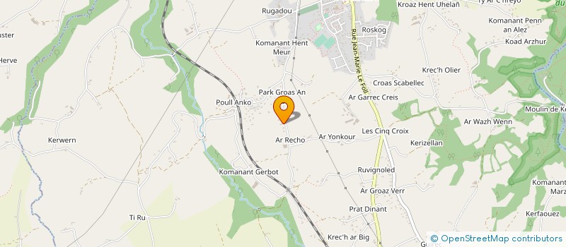 localisation de l'entreprise SARL-ETA LE MASSON  PLOUBEZRE