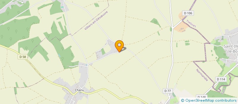 localisation de l'entreprise SARL ETA MOULARD  VILLIERS-EN-DESUVRE