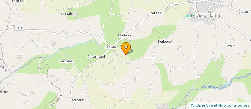 localisation de l'entreprise SARL ETA OGER  SAINT-GILDAS