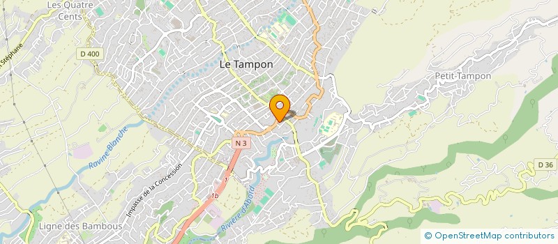 localisation de l'entreprise SARL ETABLISSEMENT AH-HOT  LE TAMPON