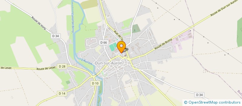 localisation de l'entreprise SARL ETABLISSEMENT CHICOT  DUN-SUR-AURON